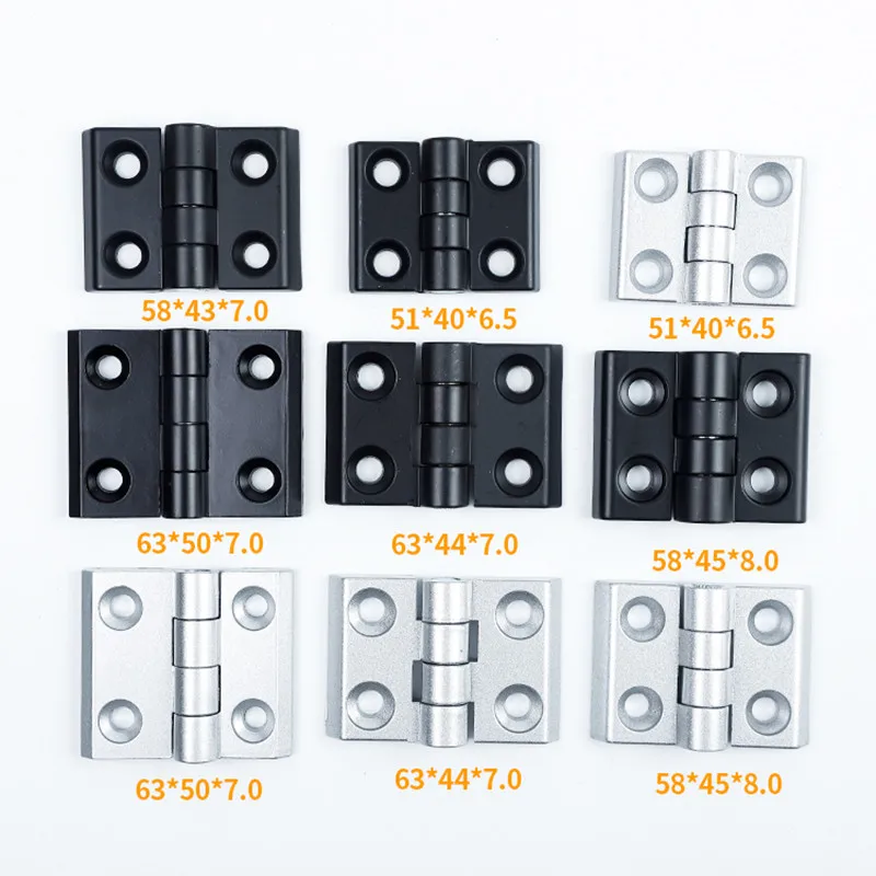 Aluminum Profile Nylon Plastic Special For Equipment Door Door 60*60*6 Black/ Silver Alloy