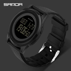 Watch 9mm Super Slim Men's Watch Luxury Electronic LED Digital Watches for Man Clock Male Wristwatch Relogio Masculino 337