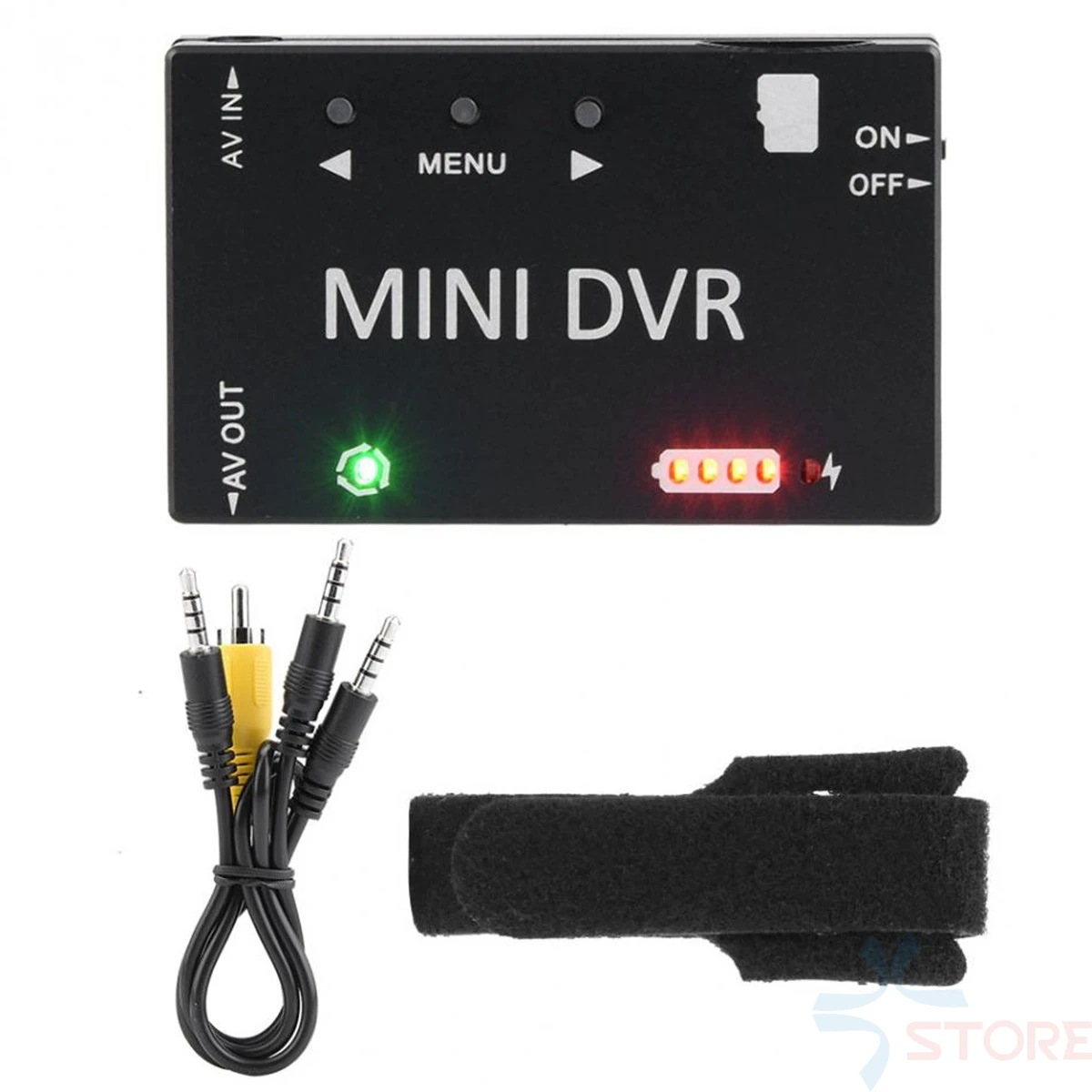 

New Mini FPV DVR Module NTSC / PAL Switchable Built-in Battery Video Audio FPV Recorder for RC Models Airplane Racing FPV Drone