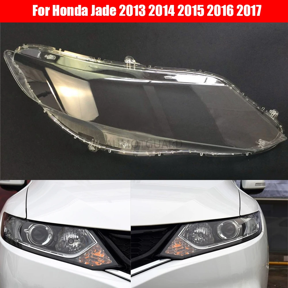 

Car Headlamp Lens For Honda Jade 2013 2014 2015 2016 2017 Car Replacement Lens Auto Shell Cover