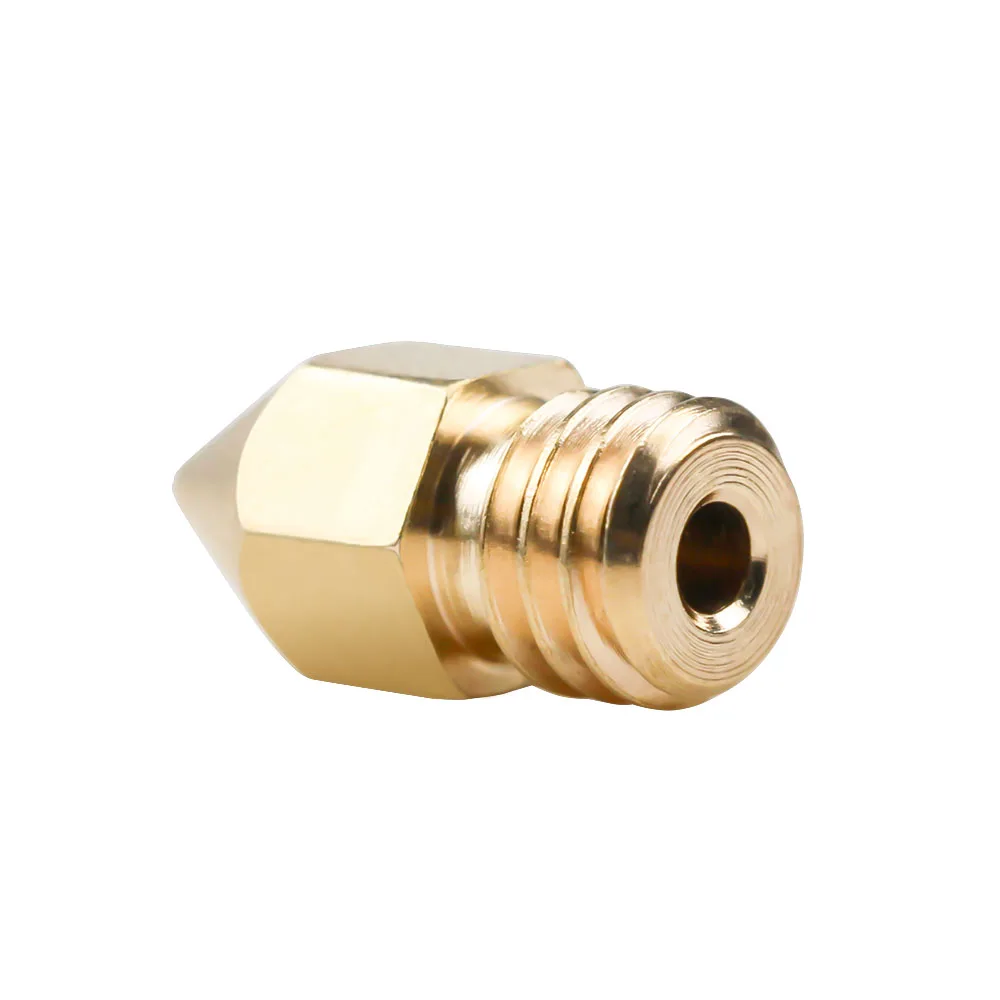 5Pcs 3D Printer Brass Copper Nozzle Mixed Sizes 0.2/0.3/0.4/0.5/0.6/0.8/1.0 Extruder Print Head For 1.75mm / 3.0mm MK8 Makerbot