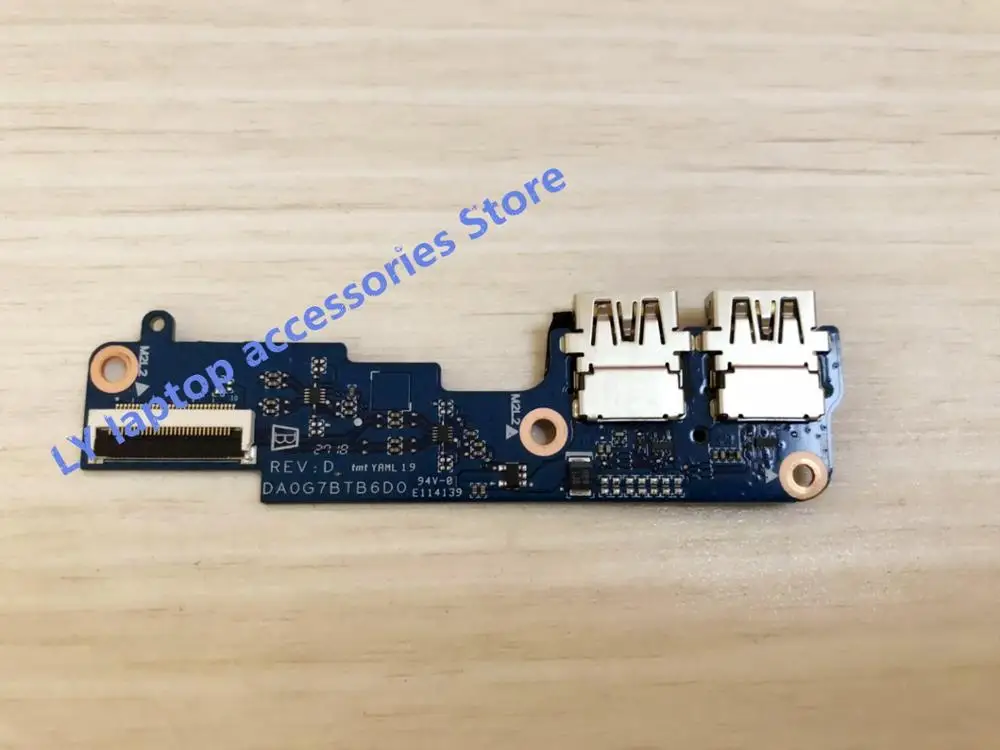 For HP 15-CS 15-CS1068TX 15-CS1063TX 15-CS1006TX 15-CS1013TX Laptop USB Board Audio Board USB Interface Board DAOG7B6DO