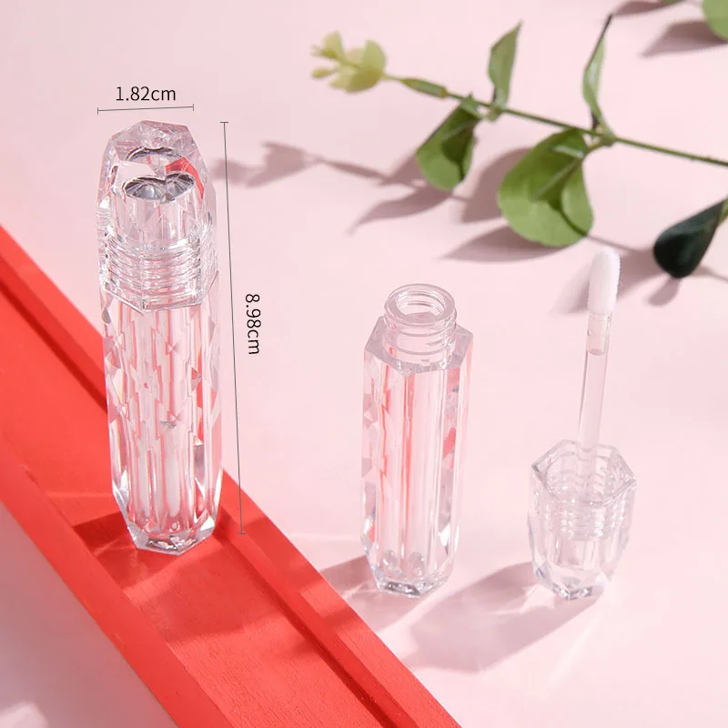 

10/30/50/100pcs 2.5ml New Plastic Crystal Diamond Whole Clear Lip Gloss Tube DIY Cosmetics Lip Gloss Packaging Container