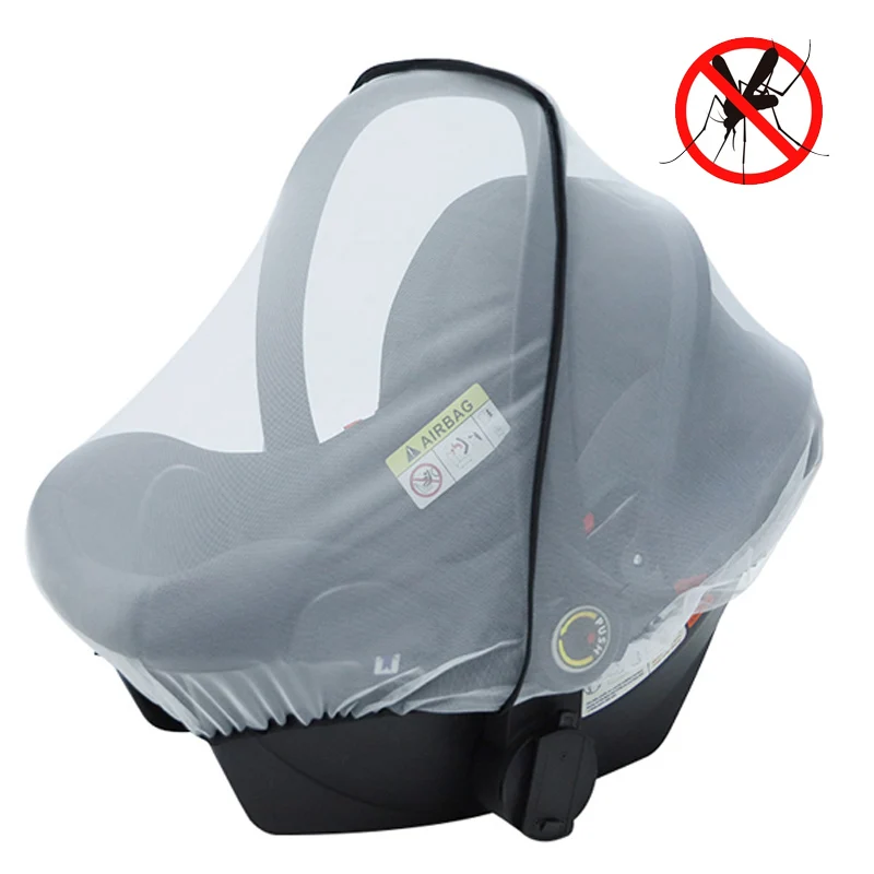 Safety seat foofoo multifunctional four-in-one child trolley special mosquito net with blue protective cover, suitable for Doona