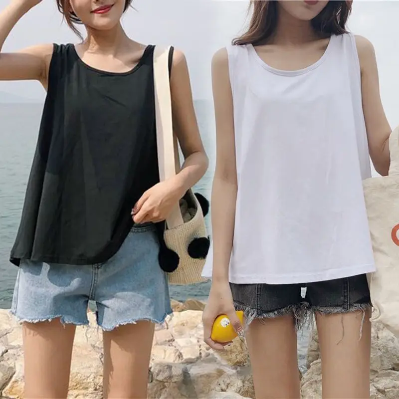 Tops Women Sexy Lurex Vest Female Casual Sleeveless Camisole Fashion Camis Ladies Sling Slim 2019 Summer