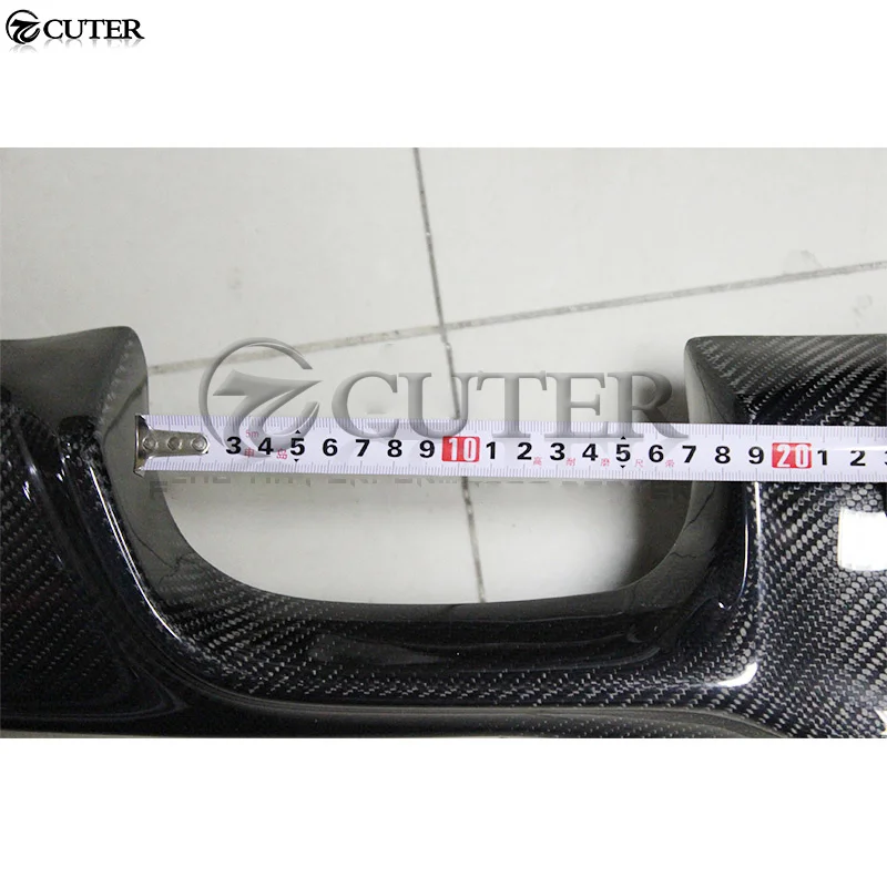 F32 4 Series Coupe Carbon Fiber Car Rear Bumper Diffuser Lip Fit Four Out Exhaust for Bmw F32 428i 435i 2014-up