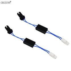 2pcs 12V LED Warning Canceller Decoder 501 T10 W5W Car Lights NO Error Canbus OCB Load Resistor Code Reader Diagnostic CHIZIYO