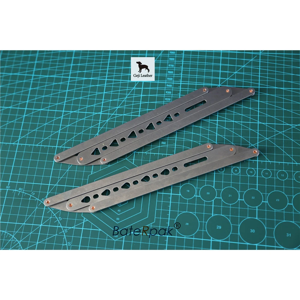 Geji in pelle Manuale ausiliario righello, cintura di posizionamento ausiliario righello, 15/18mm versione per scegliere