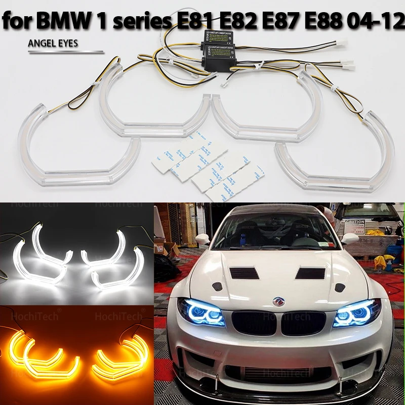 

Angel Eyes light DTM STYLE M4 STYLE halo ring Retrofit angel headlights for BMW 1 Series E82 E88 E87 E81 2004-2012