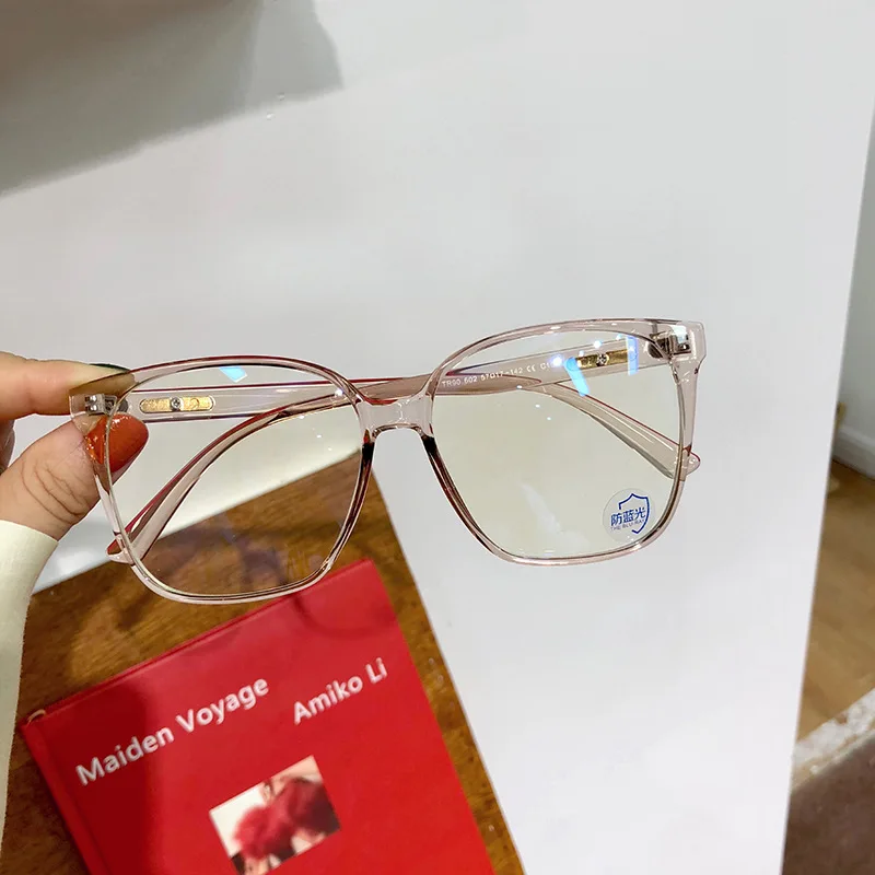 2024 Fashion Transparent Optical Glasses Frame Blue Light Blocking Glasses Flexible Vision Care Computer Eyeglasses Frames