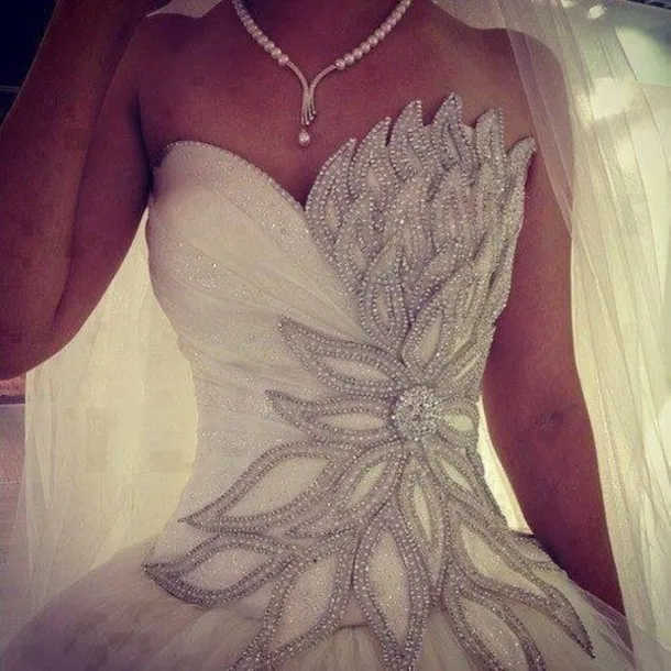 Envío de la gota nueva llegada 2025 vestido de novia de novia con cuentas ostentosas vestido de fiesta de tul eventos de boda vestidos para madre de la novia