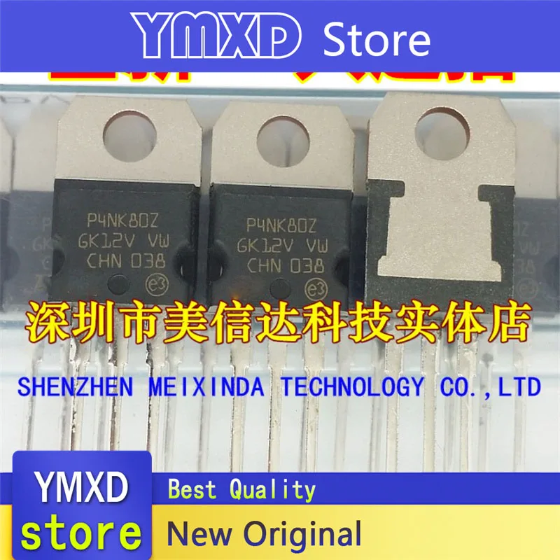 10 pz/lotto nuovo originale P4NK80Z TO tubo ad effetto di campo TO-220 In magazzino