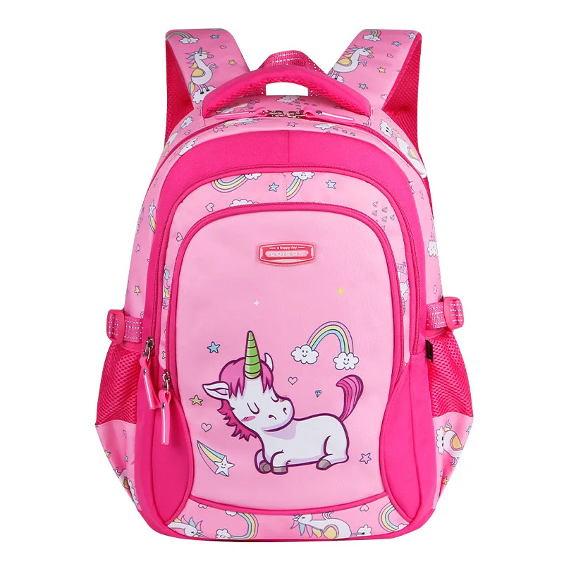 pink School backpack for children schoolbag cute anime backpack kids school bags for teenage girls mochila escolar infantil