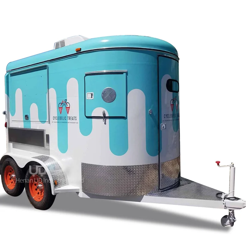 Venda móvel gelato comida caminhão carrinho de cachorro quente neve cone halal sorvete reboque café suco pizza carrinho de cerveja barra de comida móvel caminhão de alimentos