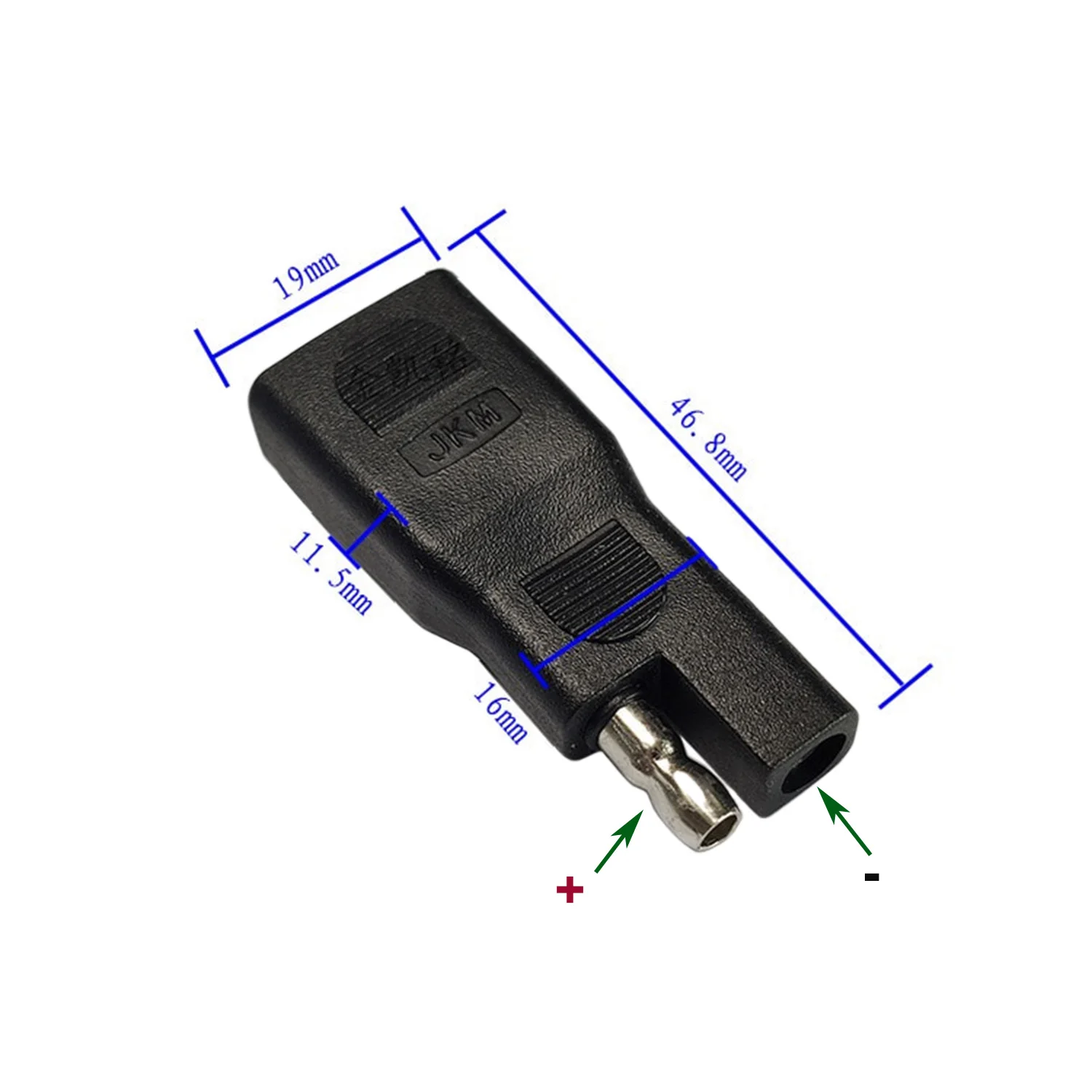 Connecteur adaptateur de câble SAE à SAE pour panneaux automobiles, 2 pièces, Extension de polarité inversée, déconnexion rapide
