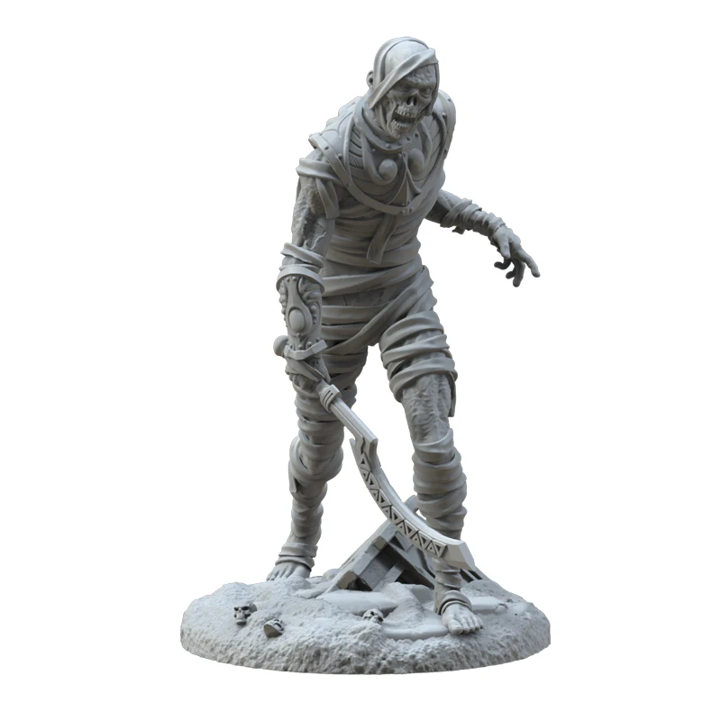 1/ 35 56mm Resin Model Mummy Warrior Figure Unpainted RW-049