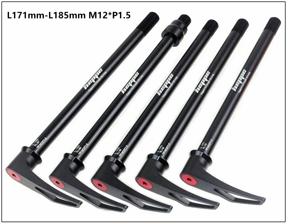 HEPPE MTB Rennrad Steckachse Vorderradgabel Welle Spieß 12x100 12x110 Hintere Steckachse 12x142 12x148 Schnellspanner M12xP1.0/1.5/1.75 – Detail 22