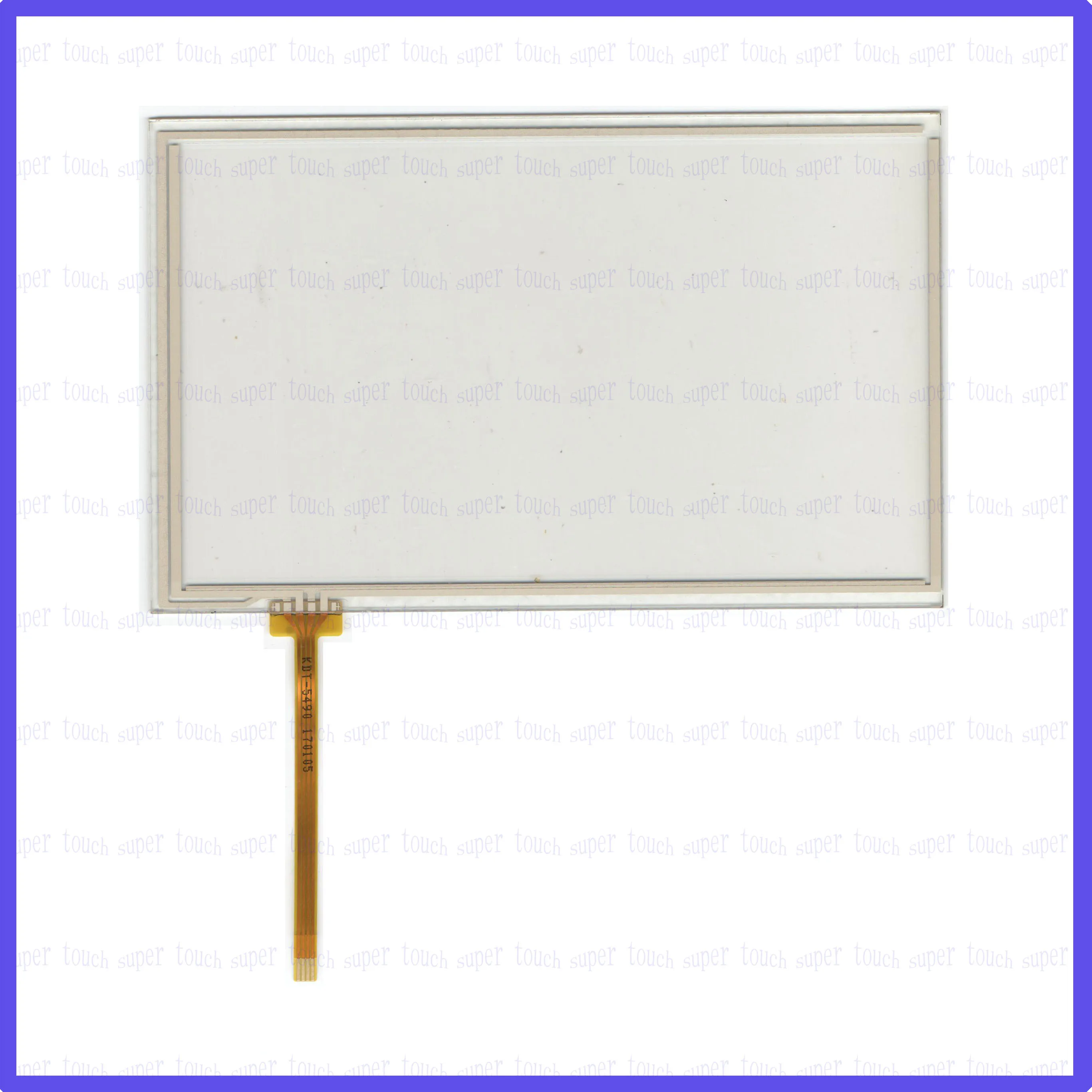 

ZhiYuSun POST KDT-4588 7 inch 4-wire resistive touch panel for Car DVD, 169*105 GPS 169mm*105mm this is compatible