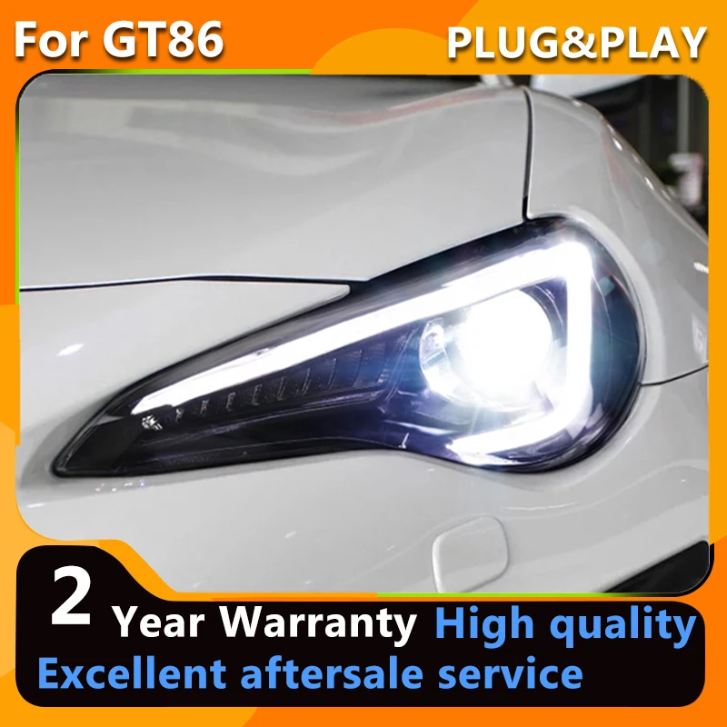 

Head Lamps For Toyota FT86 GT86 2012-2018 Headlights LED DRL Running Light LED Dynamic Turn Signal+Low Beam+High Beam Assembly