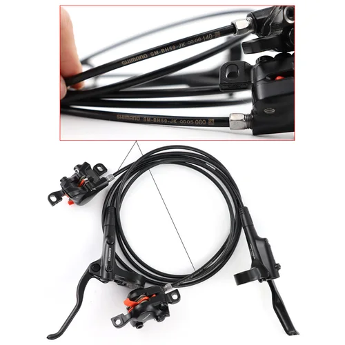 Imagen 2 del producto Shimano-Juego de frenos de disco hidráulicos para bicicleta de montaña, conjunto de abrazadera para bici de montaña, MT200, M315, BR BL