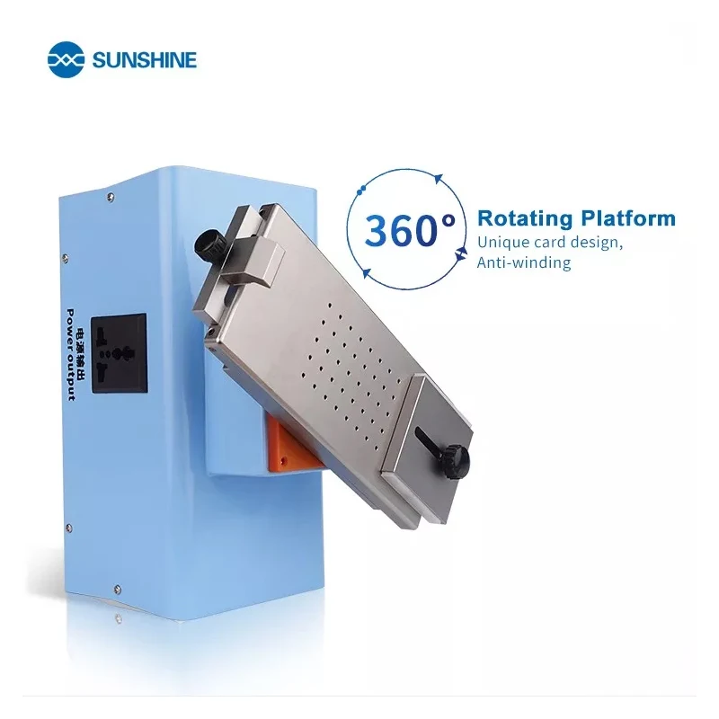 SUNSHINE S-918F edge screen separate glue remover machine support with middle frame operation