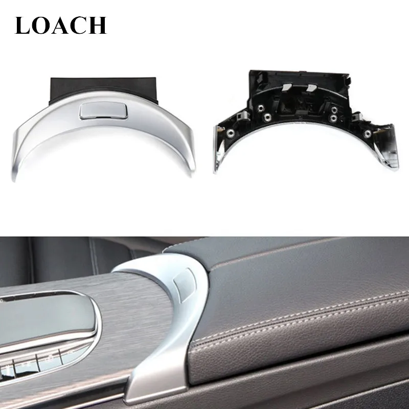 

Center Console Armrest Switch Button Trim Cover for Mercedes-Benz C GLC Class W205 W253 2015-2020 Mid Arm Rest Handle Parts Kit