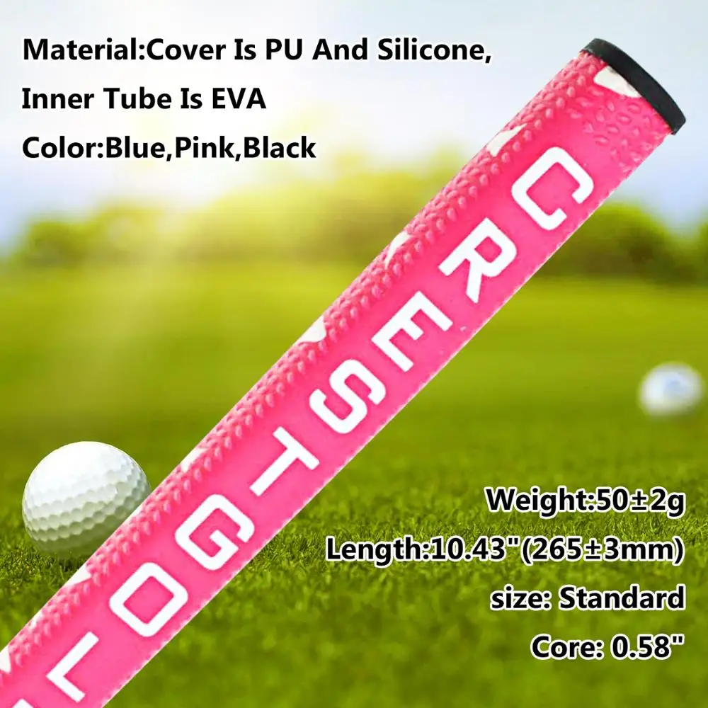 CRESTGOLF Golf Putter Grips Standardowy rozmiar dla kobiet Golf Club Grips Pokryte PU i EAV Antypoślizgowe Miękkie w dotyku Darmowa wysyłka