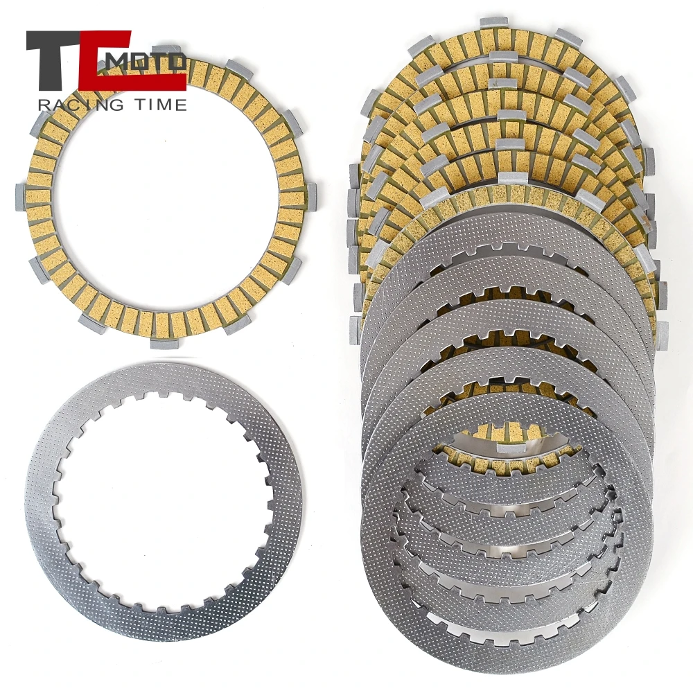 Sprzęgła tarcza cierna płyty zestaw do hondy CB 750F CB750F pięćdziesiąt siedem CB750 Nighthawk 750 1992-2002 22201-MT6-601 22321-MN4-000 — zdjęcie 3