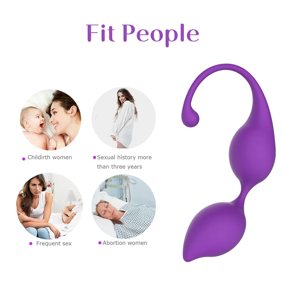 Medical Silicone Vibrator Kegel Balls Exercise Tightening Device Balls sex toys For Women vaginal balls Magic kegel exercises