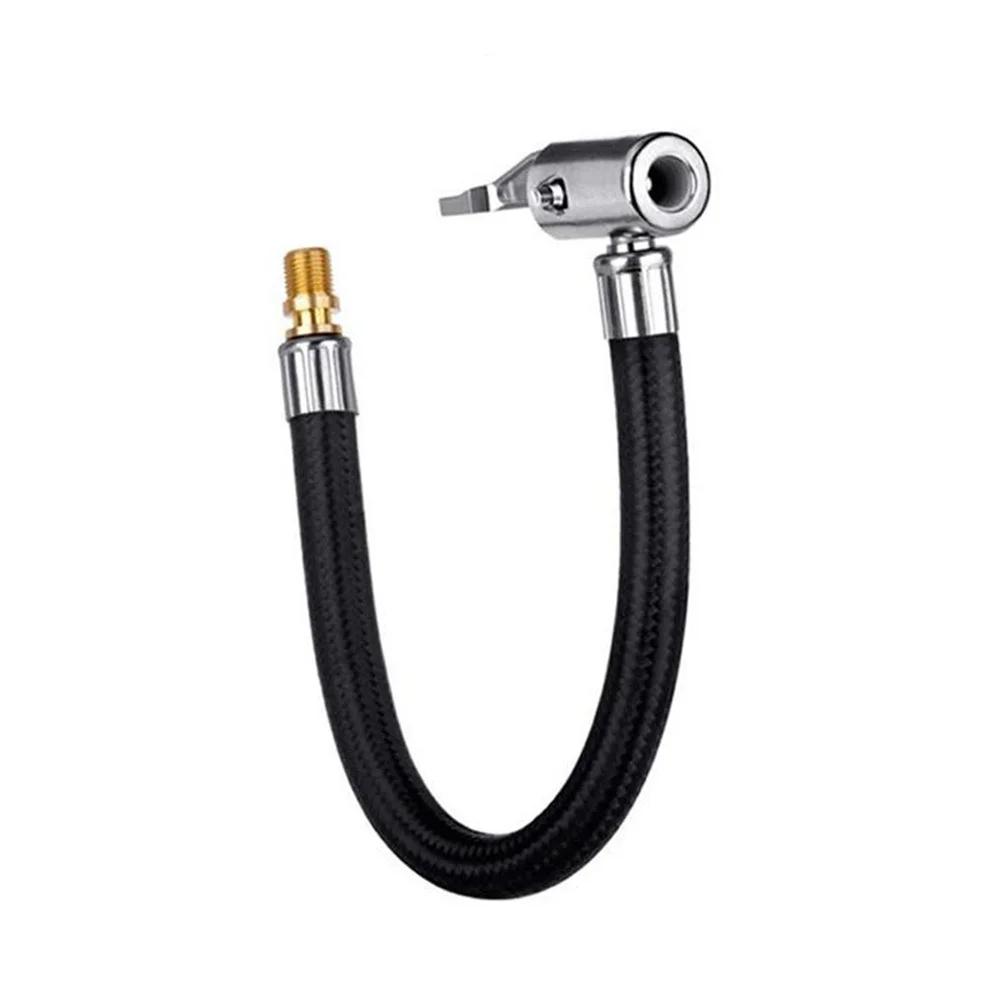 Car Tire Air Inflator Hose Bike Motorcycle Inflatable Pump Extension Tube Adapter Twist Tyre Air Connection Locking Air Chuck