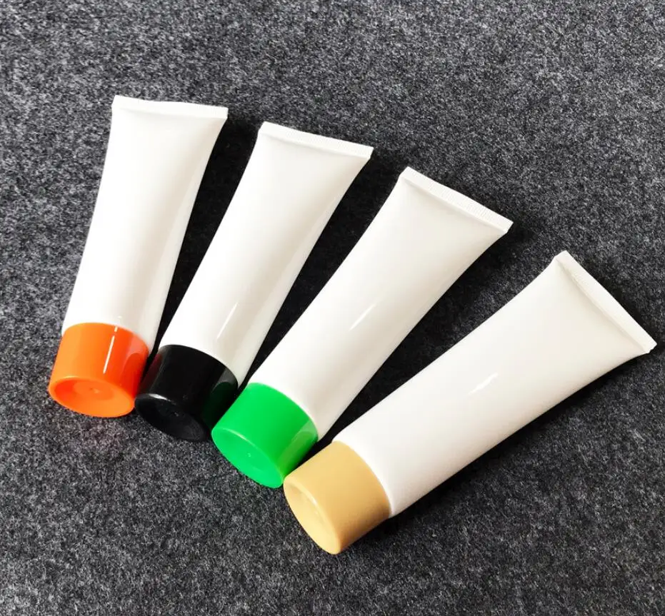 50 ml witte zachte buis milde wassen boter handcrème anti-UV lotion emulsie serum essentie hyaluronzuur cosmetische slang verpakking