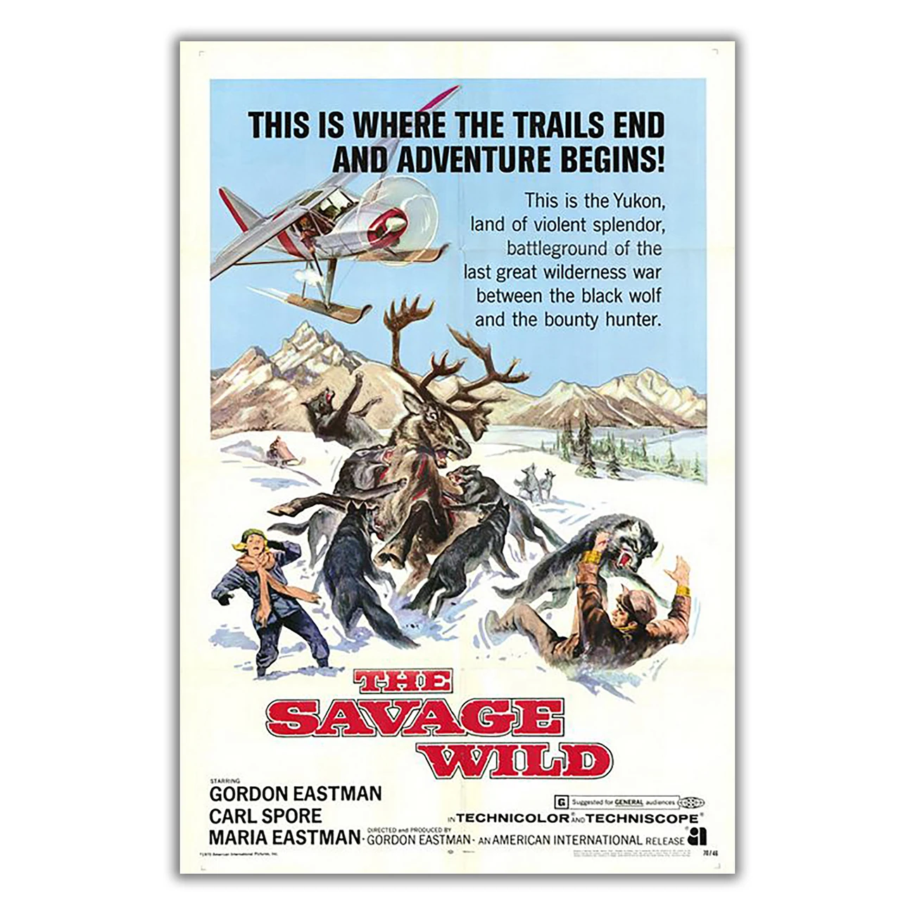 WM3173 The Savage Wild Wonderful Classic Movie HD Silk Fabric Poster Art Decor Indoor Painting Gift