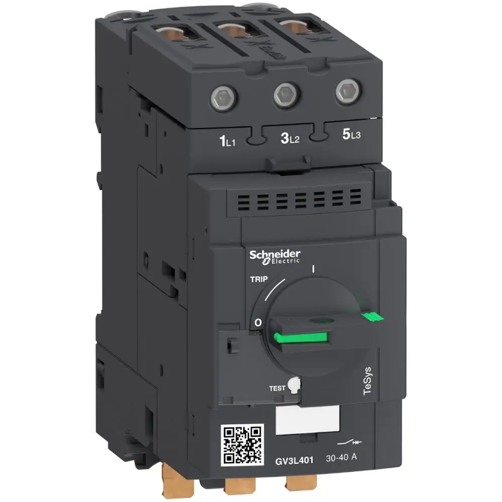 

Motor Magnetic Circuit Breakers, 3 Pole, Knob (control) Magnetic Protection Rating 40 a Another with a Everlink GV3L401