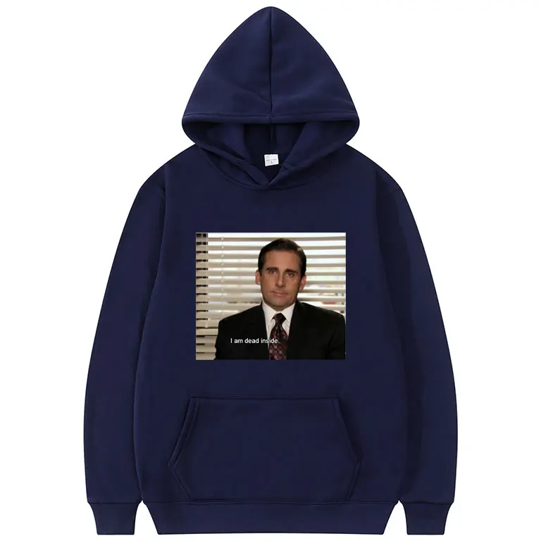 Michael Scott Homage The Office Men Hoodie Tv Series Dwight SchruteJim Halpert Hoodies Cotton Sweatshirt Tops Plus Size Clothes