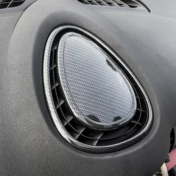 2pcs Car Speaker Air Outlet Vent Decoration Dashboard Sticker Cover Styling Accessories For Mini Cooper F54 Clubman F55 F56 F57
