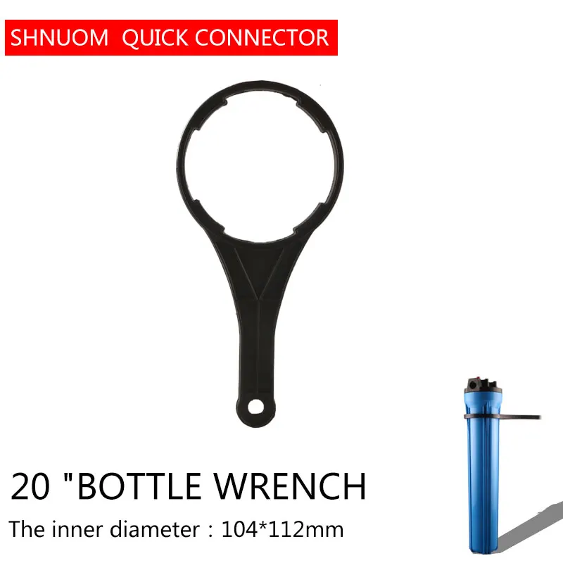 RO-مفتاح لفلتر مياه 20 بوصة/خرطوشة ، أداة تفكيك الزجاجات ، مفتاح ربط حوض السمك ، تركيب أجزاء يدوية