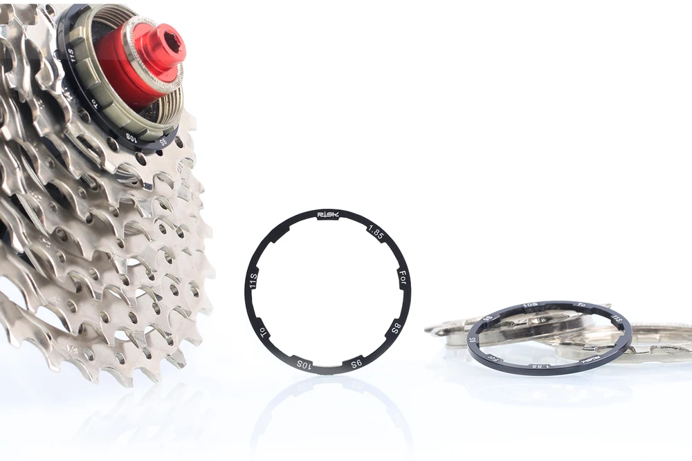 RISIKO Straße Mountainbike Rillen Nabe Unterlegscheiben Freilauf Tretlager Spacer Schwungrad Kassette Achse Dichtung Fahrrad Headset Unterlegscheibe – Detail 12