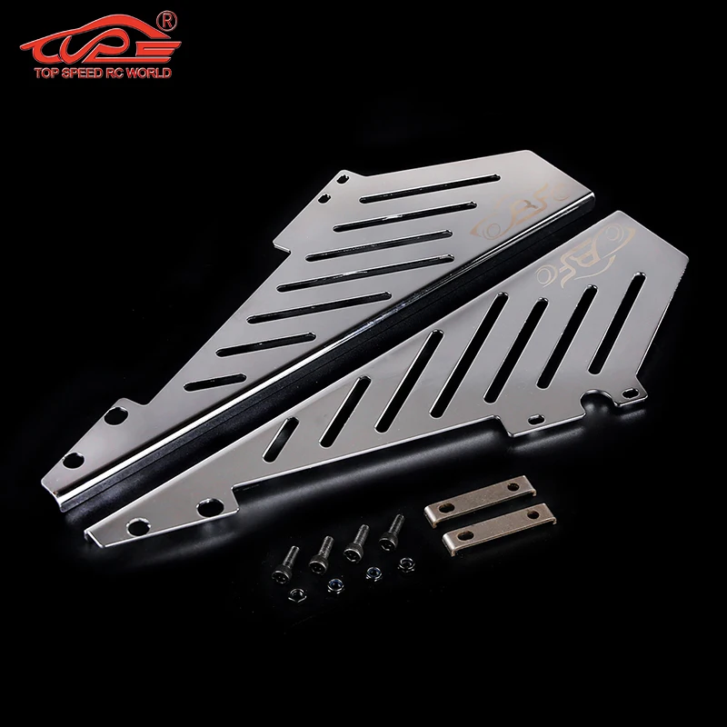 

1/5 RC CAR ROFUN 5B Stainless Steel Side Plate Kit for Hpi Rovan KM Baja 5B SS Buggy Parts