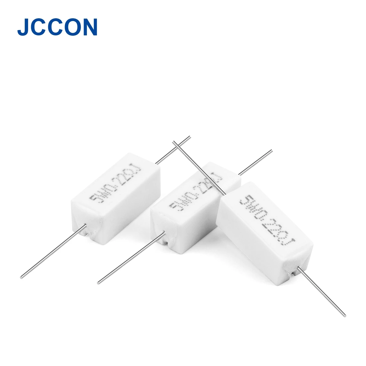 Resistencia de potencia de resistencia de cemento, 5W, 5%, 0,1 ~ 10K, 0.1R, 0.5R, 1R, 10R, 100R, 0,22, 0,33, 0,5, 1, 2, 5, 8, 10, 15, 20, 25, 30, 100, 1K, 10K ohm, 10 unidades