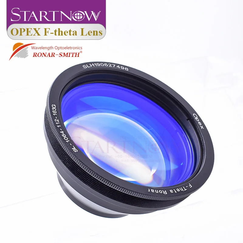 Startnow F-theta Scan Lens For 1064nm YAG Fiber Laser Galvo System 70X70 150X150 300X300 Scanner Field Opex Fiber Focus Lens