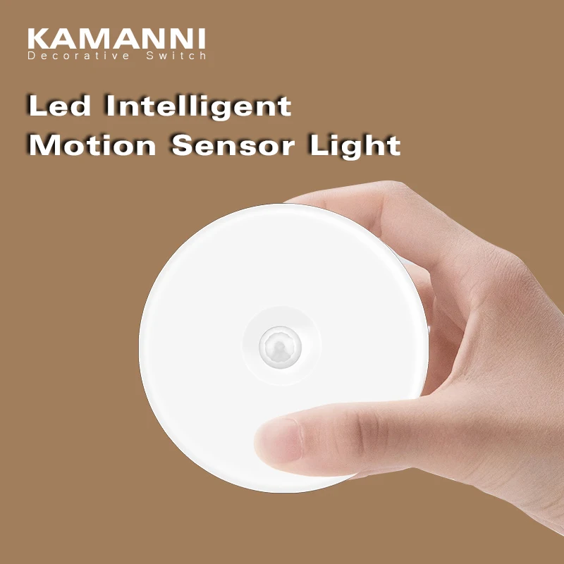 LED Magnetic Motion Sensor Light USB charging infrared Night Light Wireless Detector Wall Lamp Auto On/Off Closet sensor light