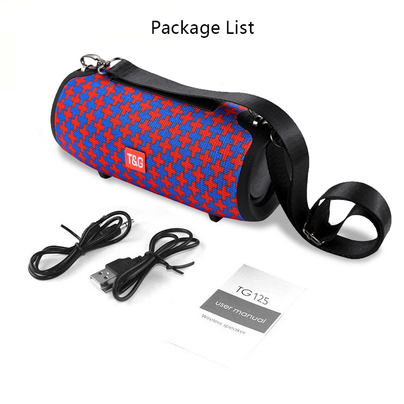 مكبر صوت بخاصية البلوتوث قابل للنقل في الهواء الطلق مقاوم للماء ستيريو العمود مكبرات الصوت اللاسلكية مع هيئة التصنيع العسكري راديو FM MP3 باس صندوق الصوت دروبشيبينغ