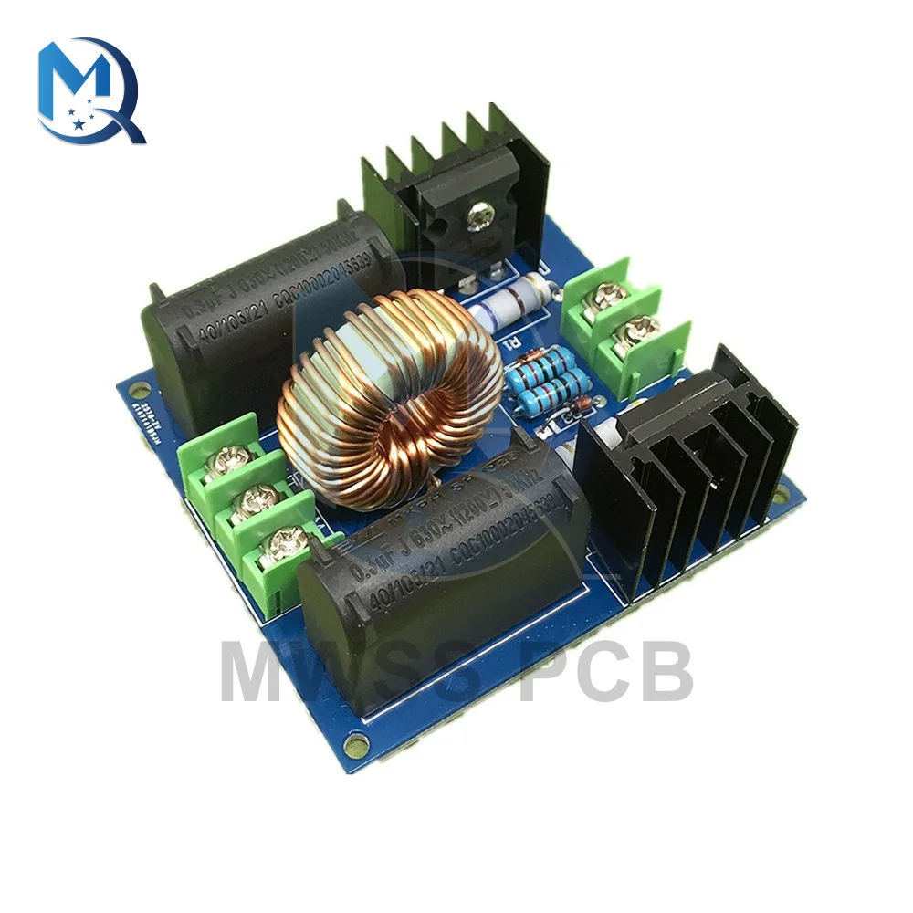 10A 200W ZVS Driver Board For Tesla Coil Power Supply PCB 12V 30V Boost High Voltage Generator Induction Heating Module System