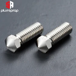 Plated Copper V6 Volcano Nozzle Durable Non-stick High Performance M6 Thread Nozzle 3D Printers For Volcano Hotend Exruder