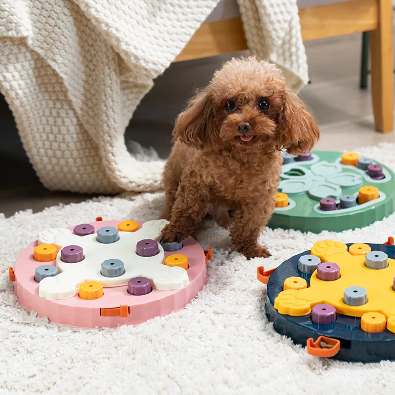 

Pet Puzzle Fun Toy Slow Food Plate Anti-choking Bowl Interactive Food Leakage Toy Cats And Dogs Available