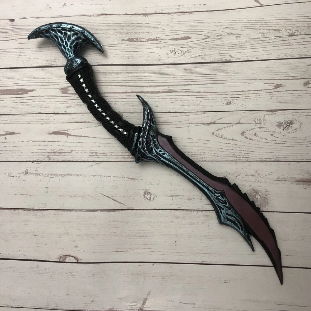 1: 1 arma anti cos scythe vyse feiticeiro elf jogo anime prop role play modelo presente do plutônio 50cm