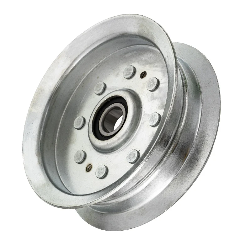 White Mower Zinc Pulley  For John Deere Sabre 13.33*13.33*3.09cm Scotts L17.542, L1742 Single Slot Compatible with John Deere