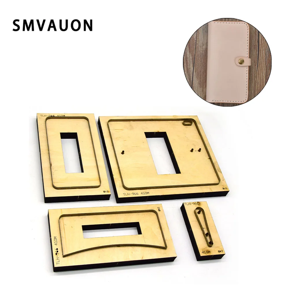 Leather Die Cut for Mobile Phone Protector, Wood Cutter Dies, Punch Tools, Laser Mold, DIY