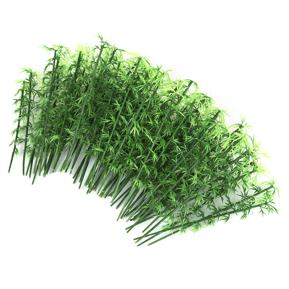 50Pcs 10cm/12cm/15cm Plastic Miniature Model Tree Landscape Bamboo Tree Sand Table Model Decor Trees Model for Scenery Landscape