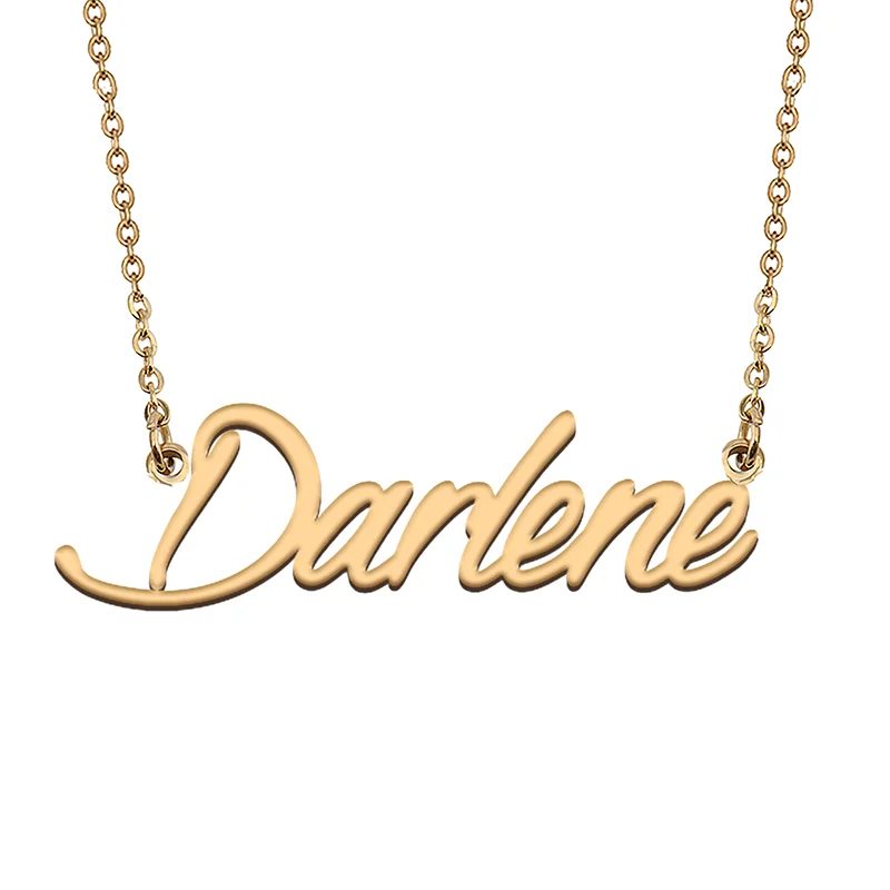 

Darlene Custom Name Necklace Customized Pendant Choker Personalized Jewelry Gift for Women Girls Friend Christmas Present